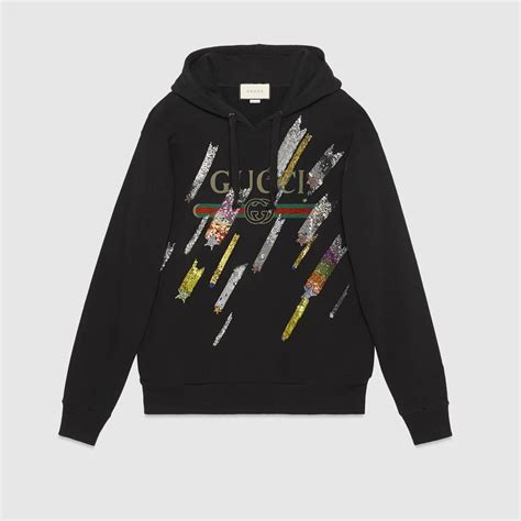 white sweatshirt gucci logo and shooting stars|Gucci Logo (Gucci Symbol) Explained .